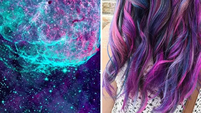 8 Warna Rambut yang Terinspirasi Indahnya Galaksi Luar Angkasa