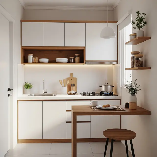 9 Desain Dapur Minimalis 2x1 untuk Rumah Subsidi, Hemat Tempat dan Fungsional