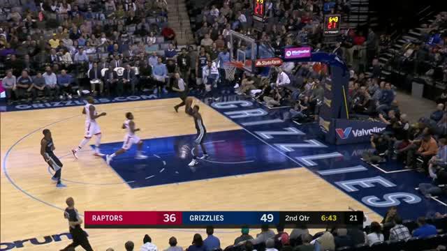 Berita video game recap NBA 2017-2018 antara Toronto Raptors melawan Memphis Grizzles dengan skor 116-107.