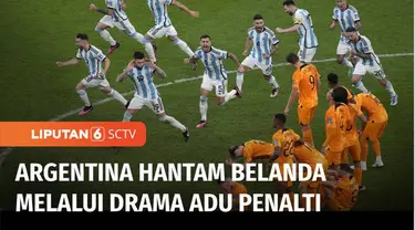 Argentina turut berhasil menghantam Belanda melalui drama adu penalti. Argentina memaksa Belanda angkat koper dari Piala Dunia Qatar 2022 dengan skor 6-5.