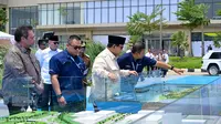 Presiden Prabowo Subianto dalam acara Peresmian Kawasan Industri Terpadu Batang (KITB) sebagai KEK Industropolis Batang, Kamis (20/3/2025).