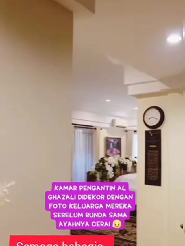 Desain Kamar Pengantin Al Ghazali dan Alyssa