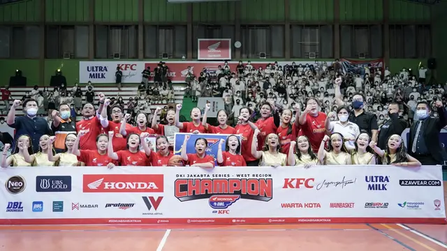 SMA 1 BPK Penabur Juara Kategori Putri DBL 2022 Jakarta Series West Region
