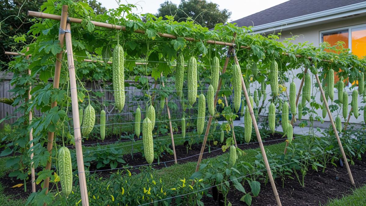 7 Cara Menanam Pare dengan Sistem Rambat agar Buah Lebih Banyak dan Lebat