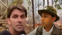 Keputusan Darurat Menhut Raja Juli & Tim Kalaweit Jaga Habitat 200 Orangutan dari Karhutla