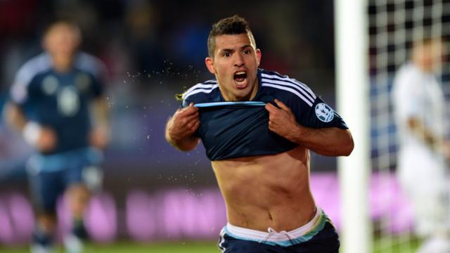 Sergio Aguero (AFP PHOTO / MARTIN BERNETTI)