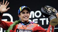 Marc Marquez jadi tercepat pada FPP1 MotoGP Hungaria 2025 di Sirkuit Hungaroring. (X/Ducati)