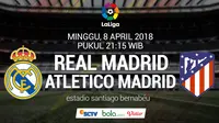 La Liga_Real Madrid vs Atletico Madrid (Bola.com/Adreanus Titus)