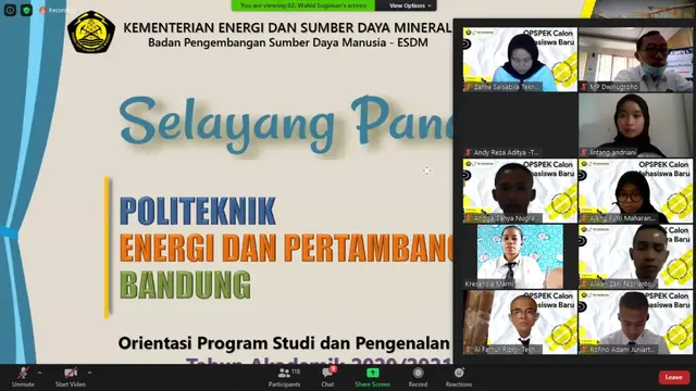 Politeknik Energi dan Pertambangan Bandung.