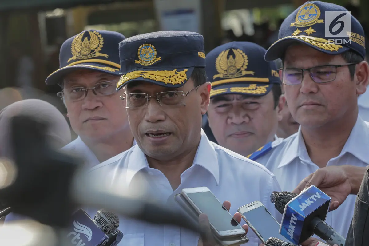 Menhub Budi Karya Pimpin Apel Lebaran 2019