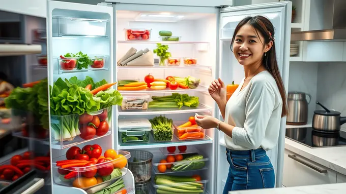 tips menyimpan sayuran di kulkas