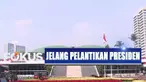 Karpet merah sudah dibentangkan di depan ruang rapat paripurna I, tempat berlangsungnya pelantikan.