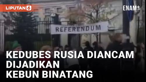 VIDEO: LSM Polandia Gelar Referendum untuk Capok Kedubes Rusia