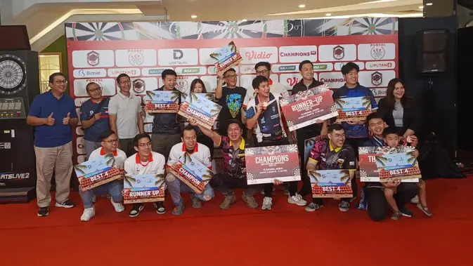 Cetak Hattrick, Tirta Suparjo Rebut Gelar Juara Darts National Competition 2025 Series 03