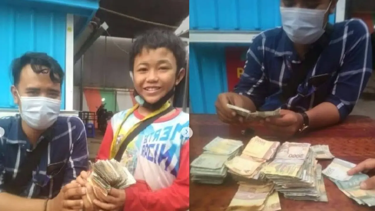 bocah jadi tukang parkir