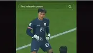 Selebrasi Joget Ernando Ari Usai Gagalkan Penalti di Piala Asia U-23 Bikin Panas Media Korea Selatan.&nbsp; foto: TikTok @winberkarya