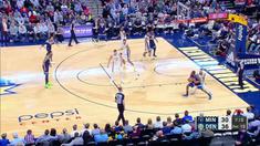 Berita video game recap NBA 2017-2018 antara Minnesota Timberwolves melawan Denver Nuggets dengan skor 112-104.