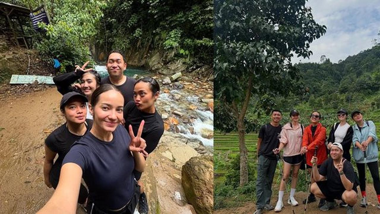 Momen Seru dan Asyik Abigail Cantika Bersama Enzy Storia hingga Febby Rastanty Main ke Curug