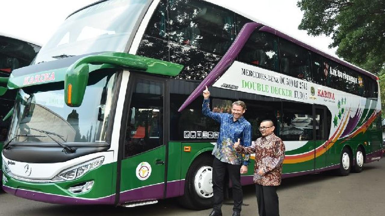 Bus Tingkat Mercedes-benz (Foto: Istimewa)