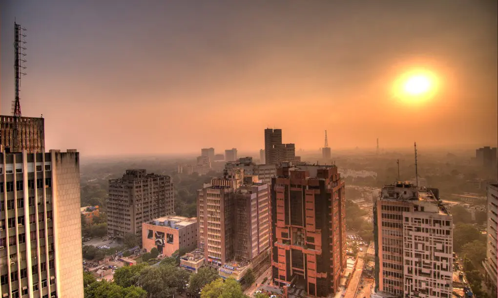 New Delhi, merupakan kota paling tercemar menurut Air Quality Index (foto : inhabitat.com)