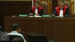 Wapres Jusuf Kalla, menjadi saksi pada persidangan kasus dugaan korupsi Dana Operasional Menteri di Pengadilan Tipikor, Jakarta, (14/1). Jusuf Kalla menyatakan bahwa penggunaan DOM merupakan hak menteri. (Liputan6.com/Helmi Afandi)