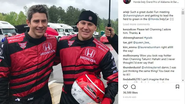 Channing Tatum dan Arie Luyendyk Jr
