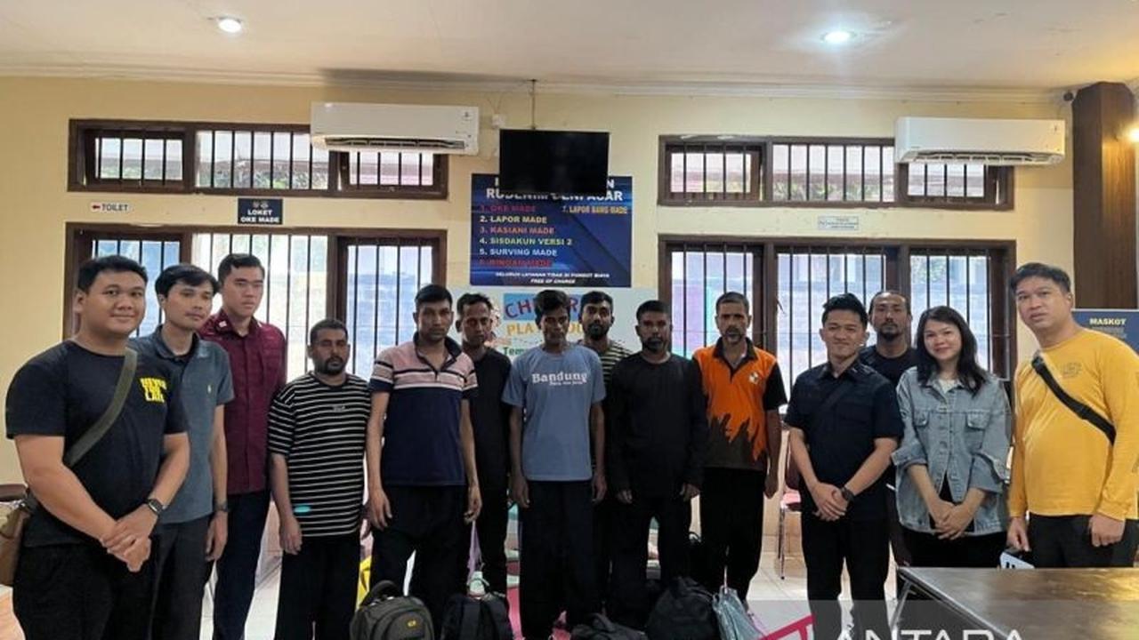 Imigrasi Denpasar Pindahkan Tujuh WNA Bangladesh Ilegal ke Rudenim untuk Deportasi