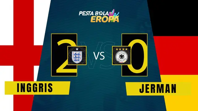 VIDEO: Kalahkan Jerman, Timnas Inggris Melenggang ke Perempat Final Euro 2020
