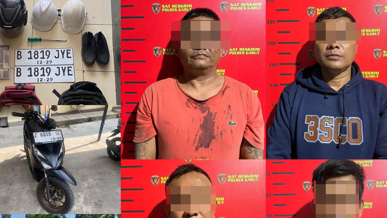 Komplotan Pencuri di Garut Menyamar jadi Pekerja Bangunan, Gasak Kran Air hingga Shower Hotel