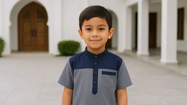 Model Baju Koko Anak Kombinasi