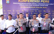 Polda Riau Sikat 1.333 Kejahatan Jalanan dalam 5 Bulan, 525 Tersangka Ditangkap