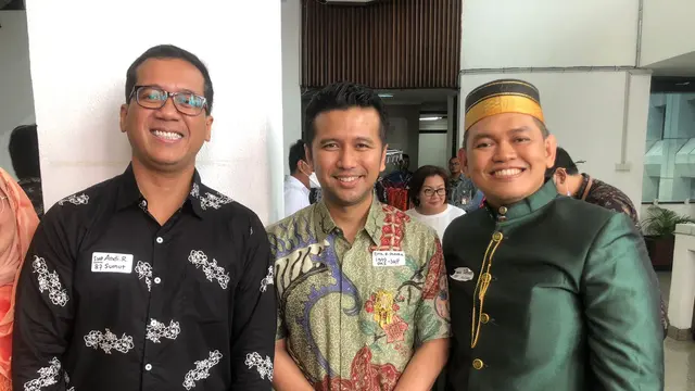 Wakil Gubernur Emil Dardak dan Andi Rianto saat menghadiri reuni Sistelnas 3.0
