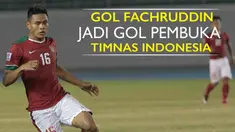 Video gol sundulan Fachrudin Aryanto yang membuka keunggulan Timnas Indonesia vs Filipina 1-0 di Piala AFF 2016, Selasa (22/11/2016).