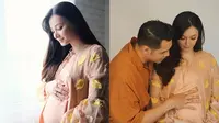 Potret Asmirandah Pamer Baby Bump. (Sumber: Instagram.com/asmirandah89)