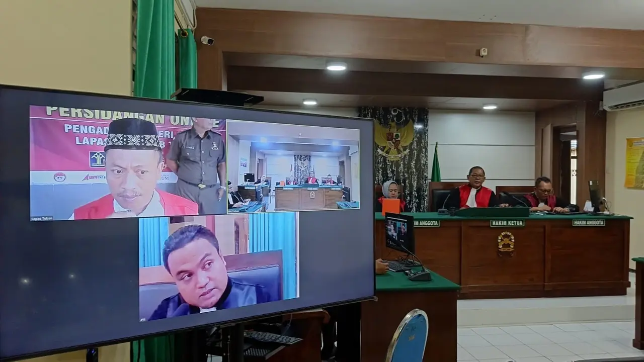 Anggota polisi diduga terlibat tambang kapur ilegal di Tuban Sujoko, dituntut penjara satu tahun. (Istimewa)