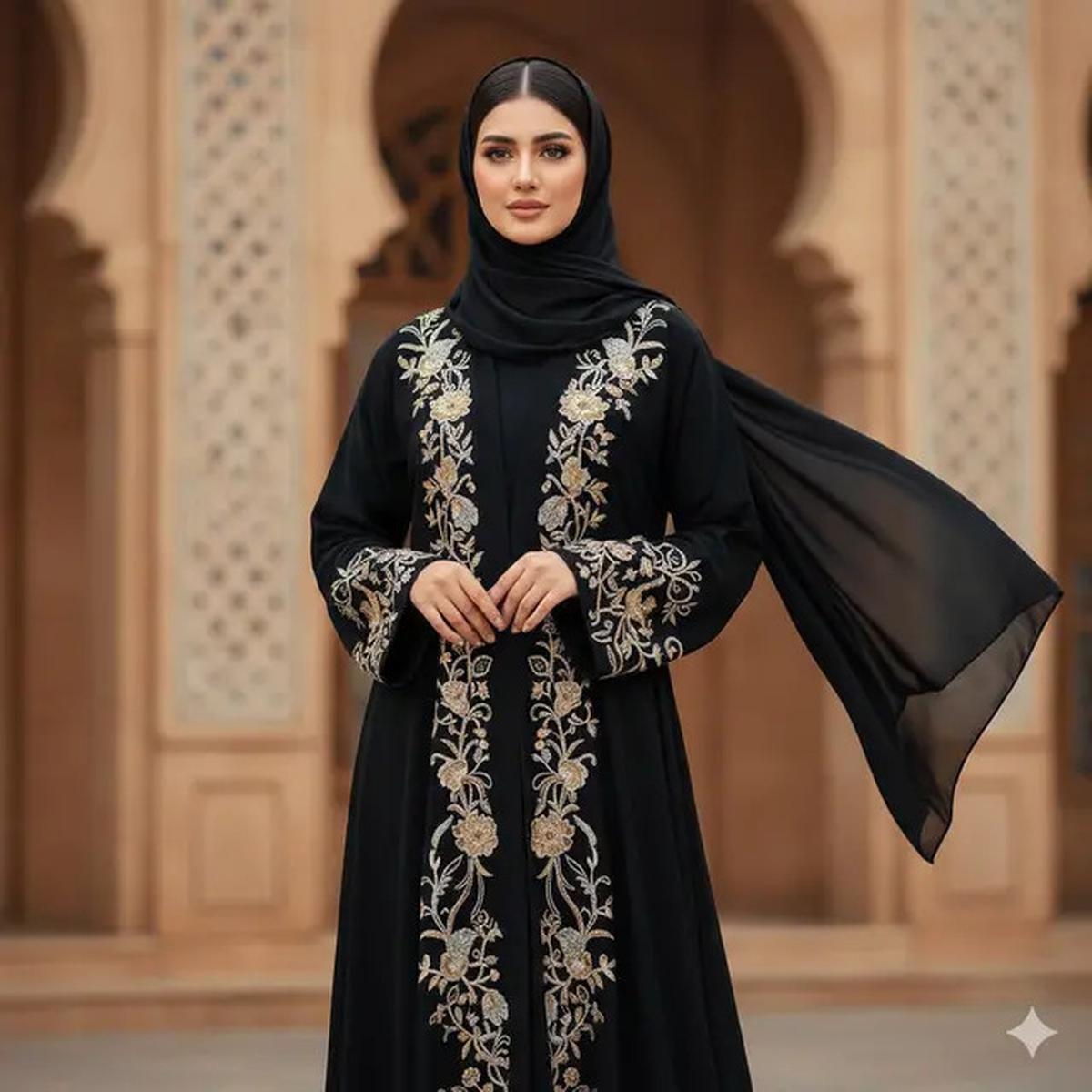 8 Model Gamis Abaya Hitam Terbaru, Fashion Simple yang Tampak Elegan