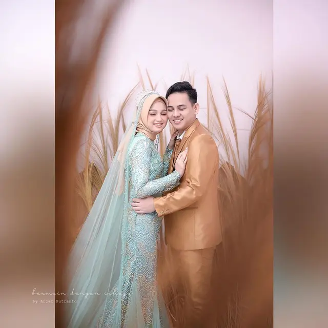 6 Potret Post Wedding Arsyadan Kakak Dinda Hauw dan Asri Kasura, Romantis