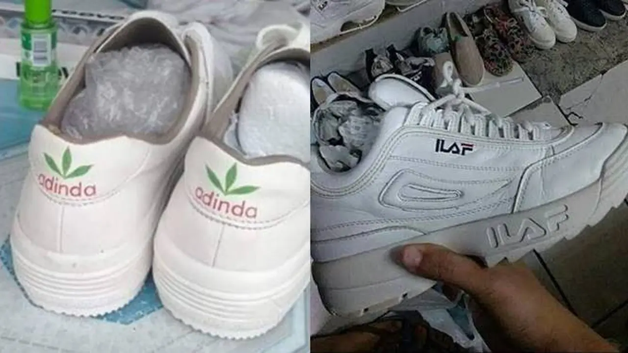 7 Sepatu KW Pelesetan Merek Terkenal Ini Namanya Bikin Geleng Kepala