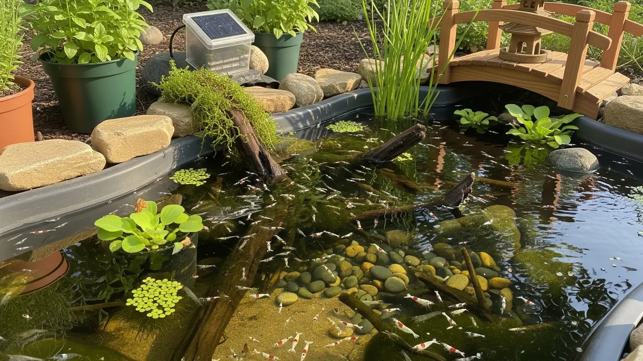 Ide Ternak Udang Air Tawar di Kolam Mini Pekarangan Rumah (Gemini AI)