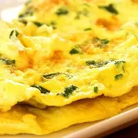 Telur Dadar Daun Bawang plus Keju. foto: vemale.com