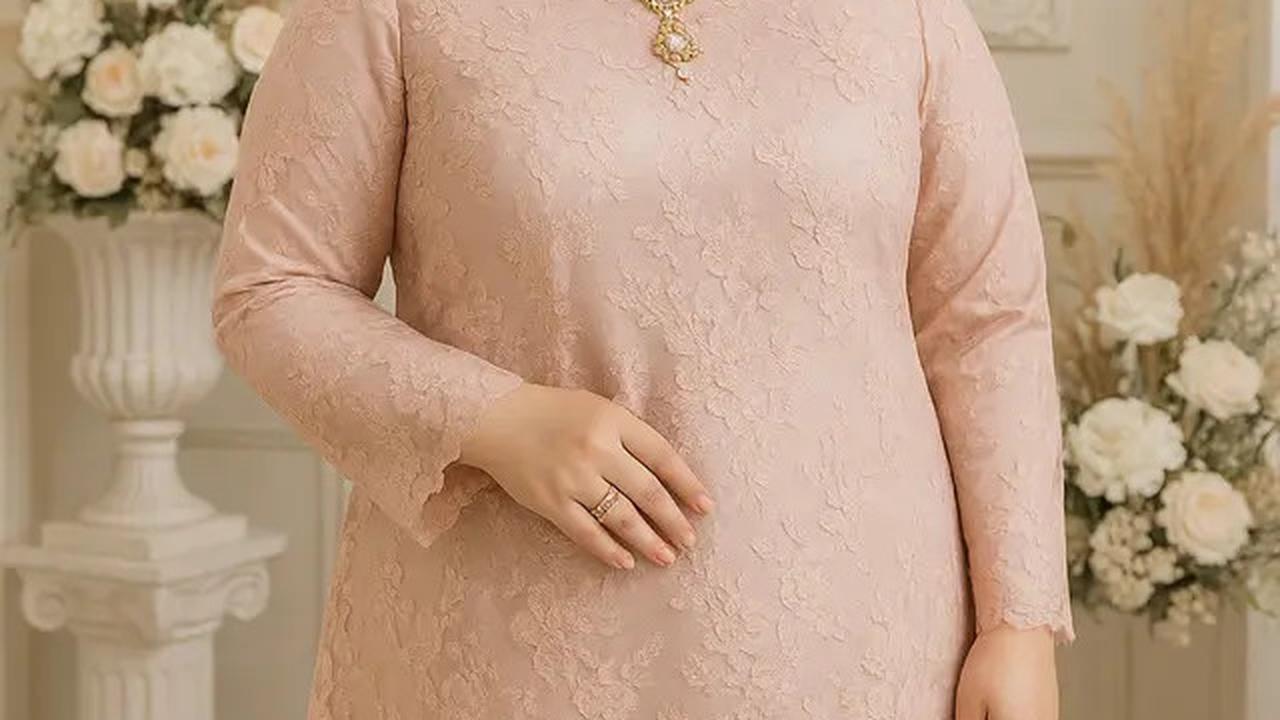 7 Model Kebaya Simpel Modern Tapi Mewah untuk Orang Gemuk