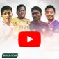 Youtube - Hamka Hamzah, Ferdinand Sinaga, Adam Alis, Hanif Sjahbandi (Bola.com/Adreanus Titus)