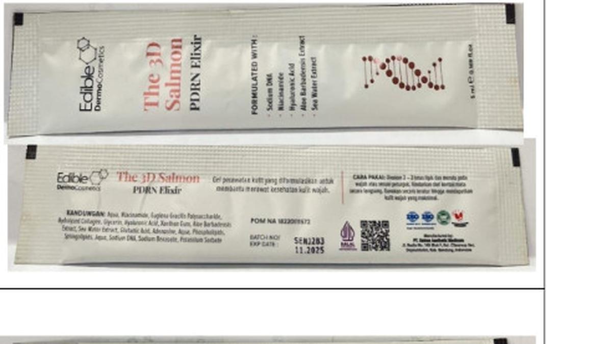 BPOM Cabut Izin Edar 4 Produk Kosmetik yang Dipromosikan dengan Cara Ditelan, Ini Daftarnya