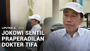 Jokowi 'Sentil' Sidang Praperadilan Dokter Tifa