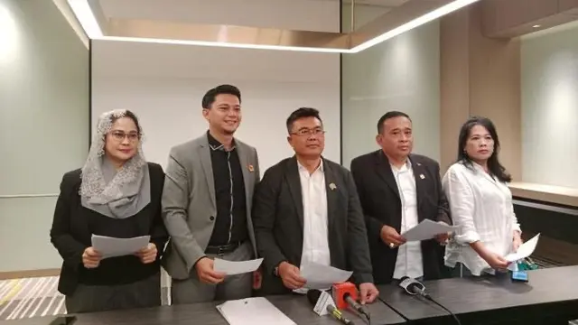 BPI KPNPA dalam konferensi pers di Jakarta Selatan, Sabtu (31/8/2024).