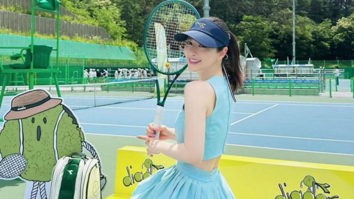 7 Potret Cantik Hong Soo Ah, Visual dan Skillnya Curi Perhatian di Lagi-Lagi Tenis Internasional 2025