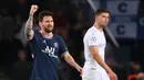 <p>Meski Paris Saint-Germain terhenti di babak 16 besar, Lionel Messi masih tercatat sebagai salah satu pemain dengan torehan gol terbanyak di babak semifinal Liga Champions. La Pulga memiliki catatan enam gol di partai tersebut. Sementara itu, total jumlah golnya di Liga Champions tercatat mencapai 125 gol. (AFP/Franck Fife)</p>