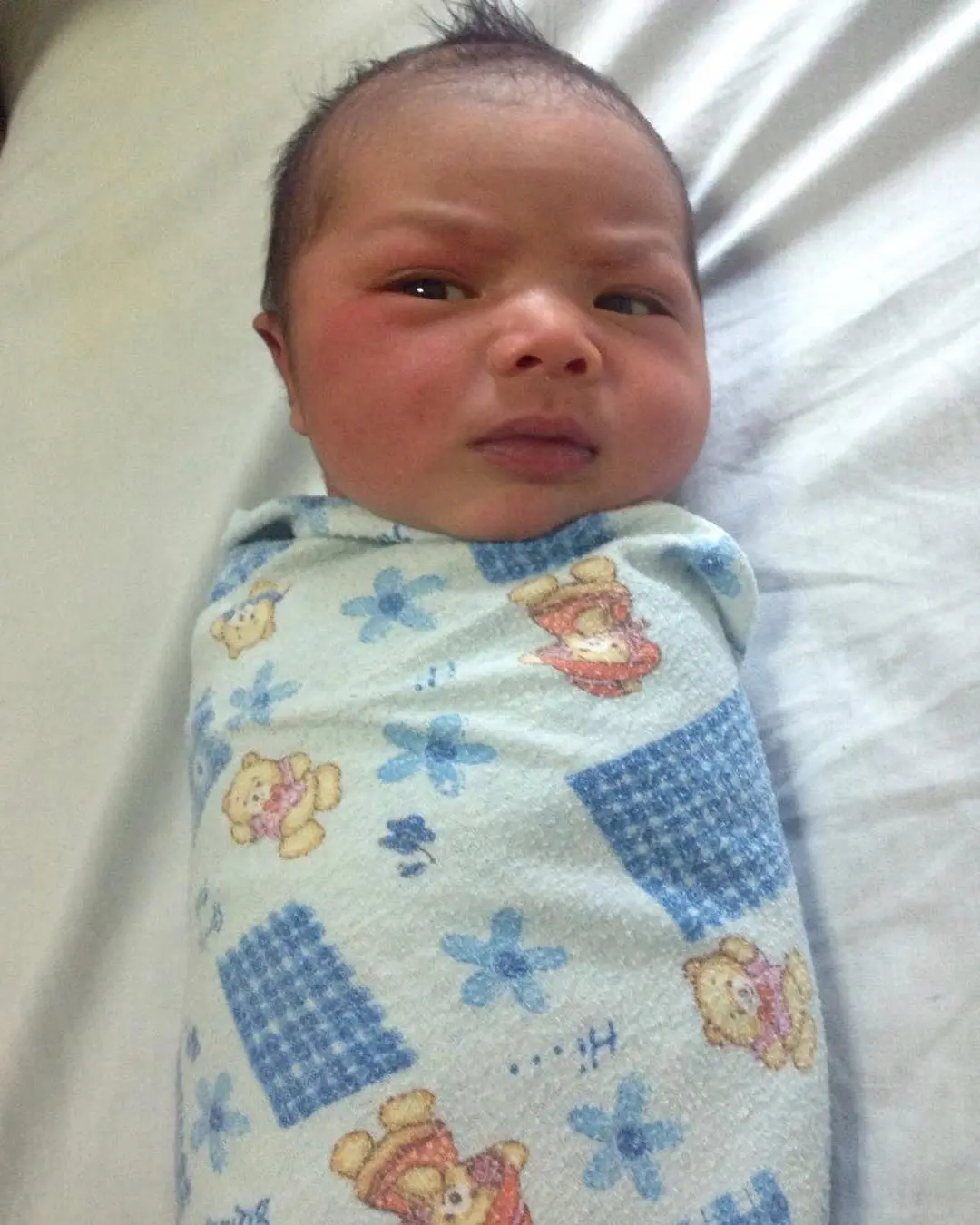 Bayi yang diketahui sebagai cucu Dewi Perssik. (Instagram - @dewiperssikreal)
