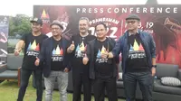 Anas Syahrul Alimi saat jumpa pers Prambanan Jazz Festival 2018 di Pelataran Candi Prambanan