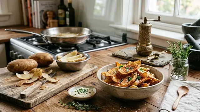 Resep Keripik Kulit Kentang Homemade (AI Generated)